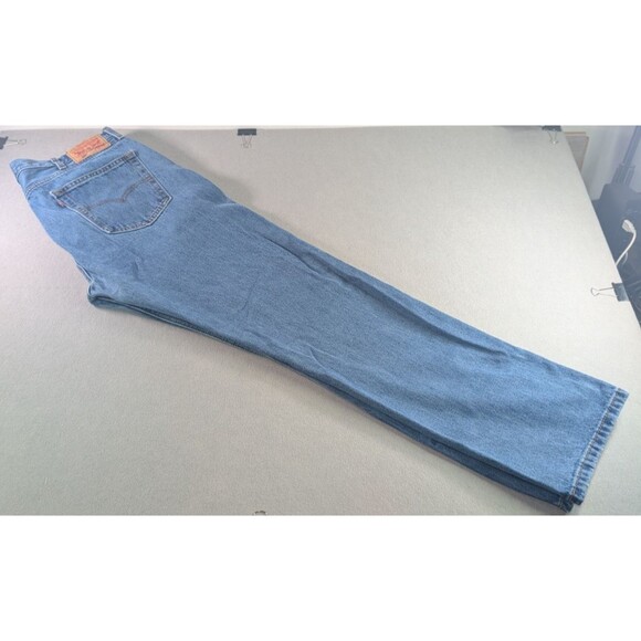 Levis 505 Men Jeans Color is Blue Size W38XL34 Straight Flex - Picture 16 of 16
